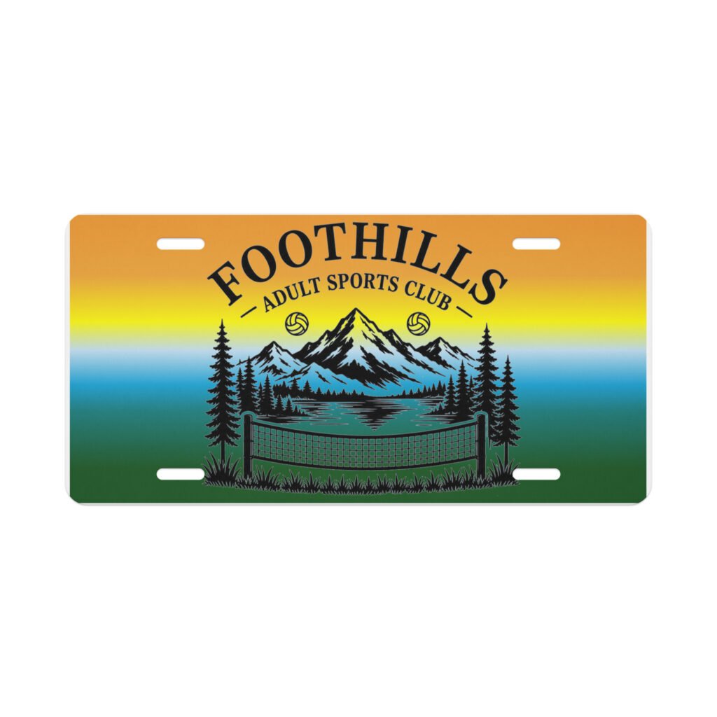 Vanity license plate