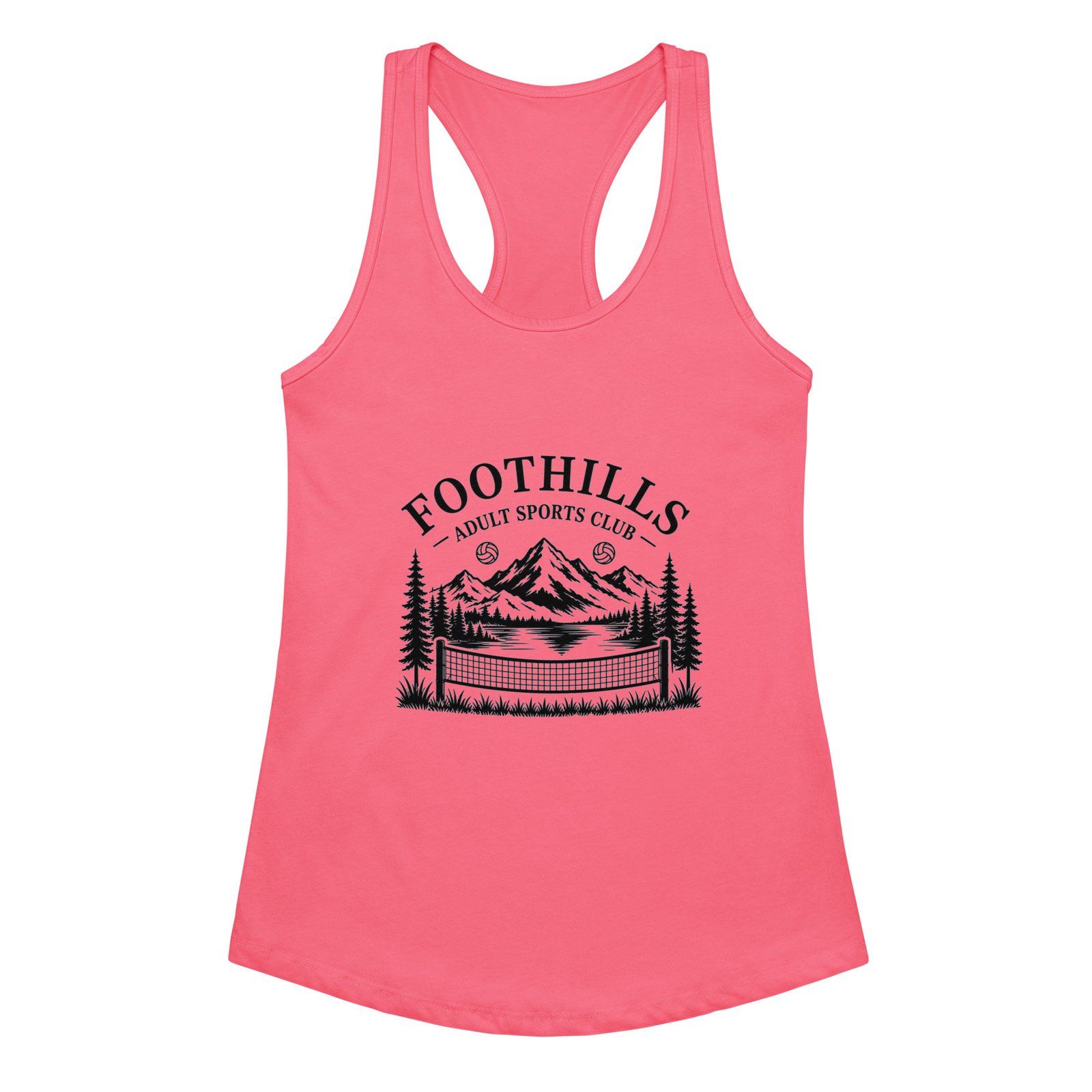 Women’s fitted racerback tank top - Image 2