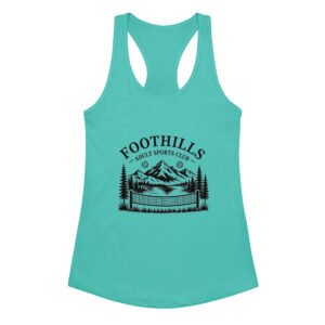 Women’s fitted racerback tank top