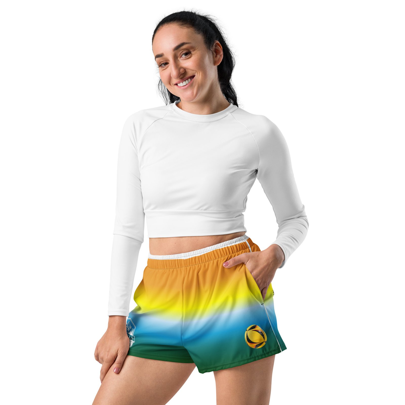 FoHi Colors Unisex VB Athletic Shorts - Image 4