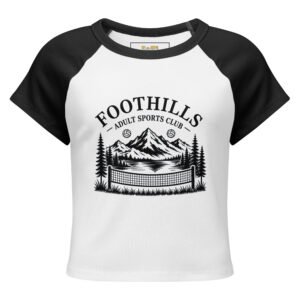FoHi Womens Baseball T-shirt