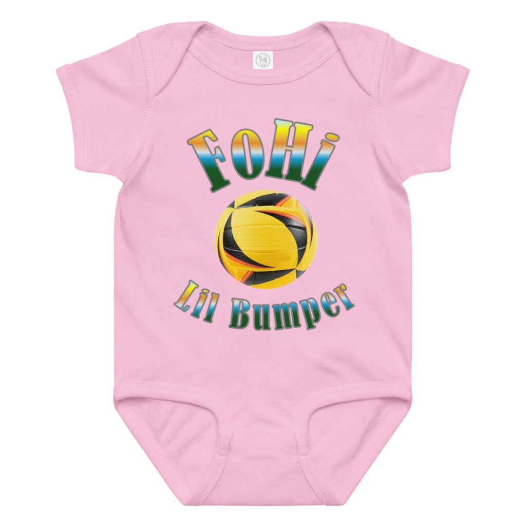 FoHi Lil Bumper Baby jersey bodysuit