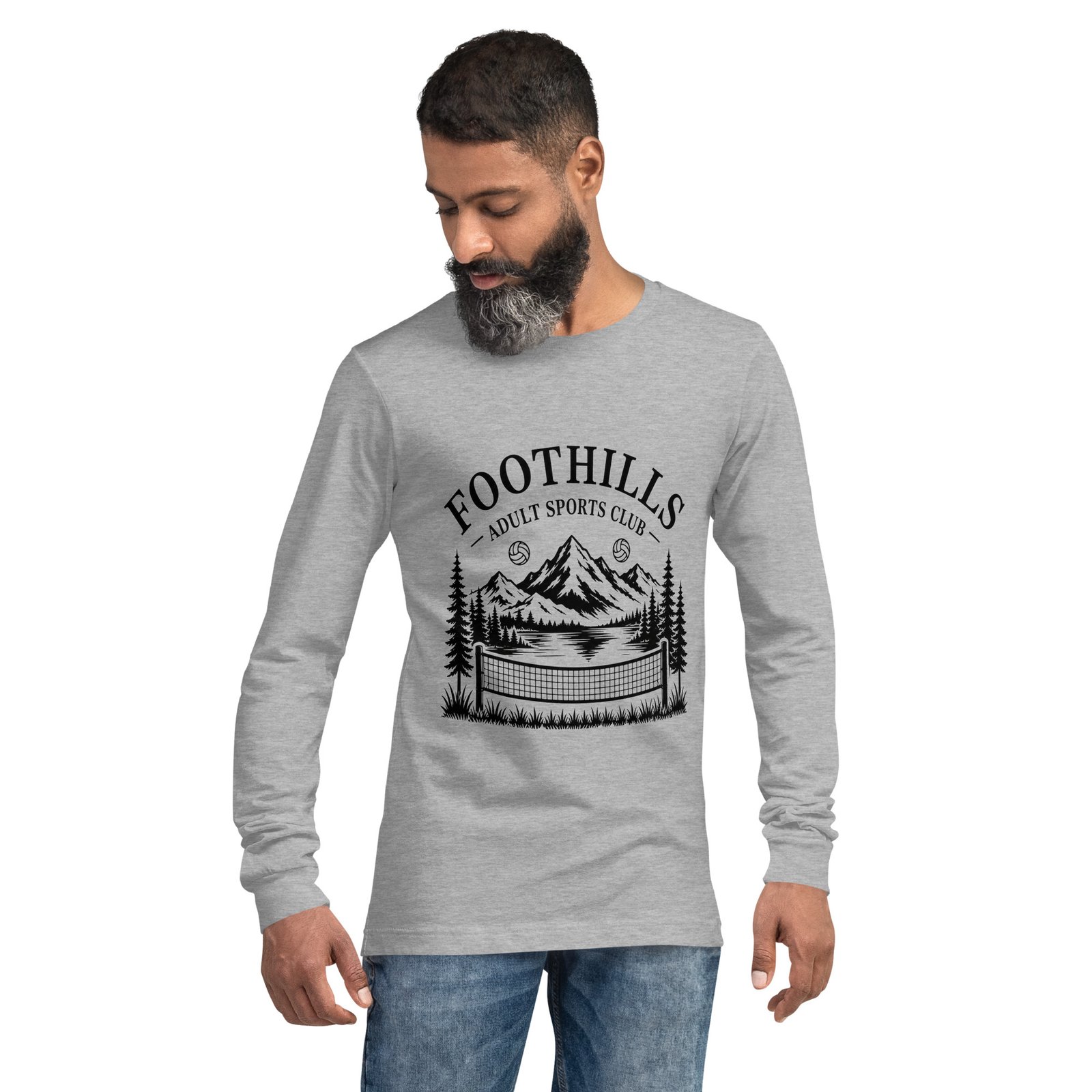 FoHi Flagship Long Sleeve T - BLK Logo - Image 5