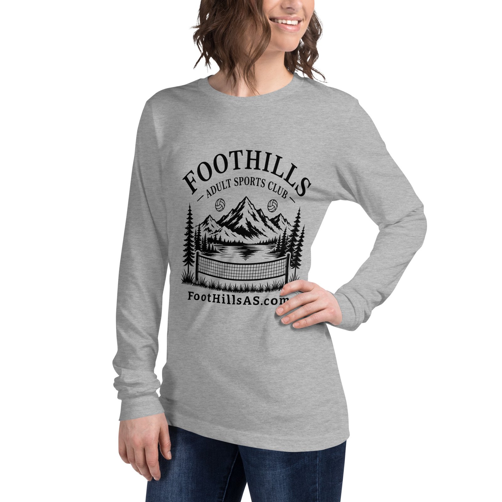 FoHi Flagship Long Sleeve T - BLK Logo - Image 10