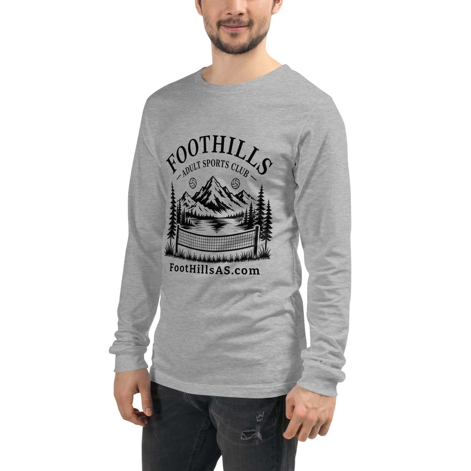 FoHi Flagship Long Sleeve T - BLK Logo - Image 11