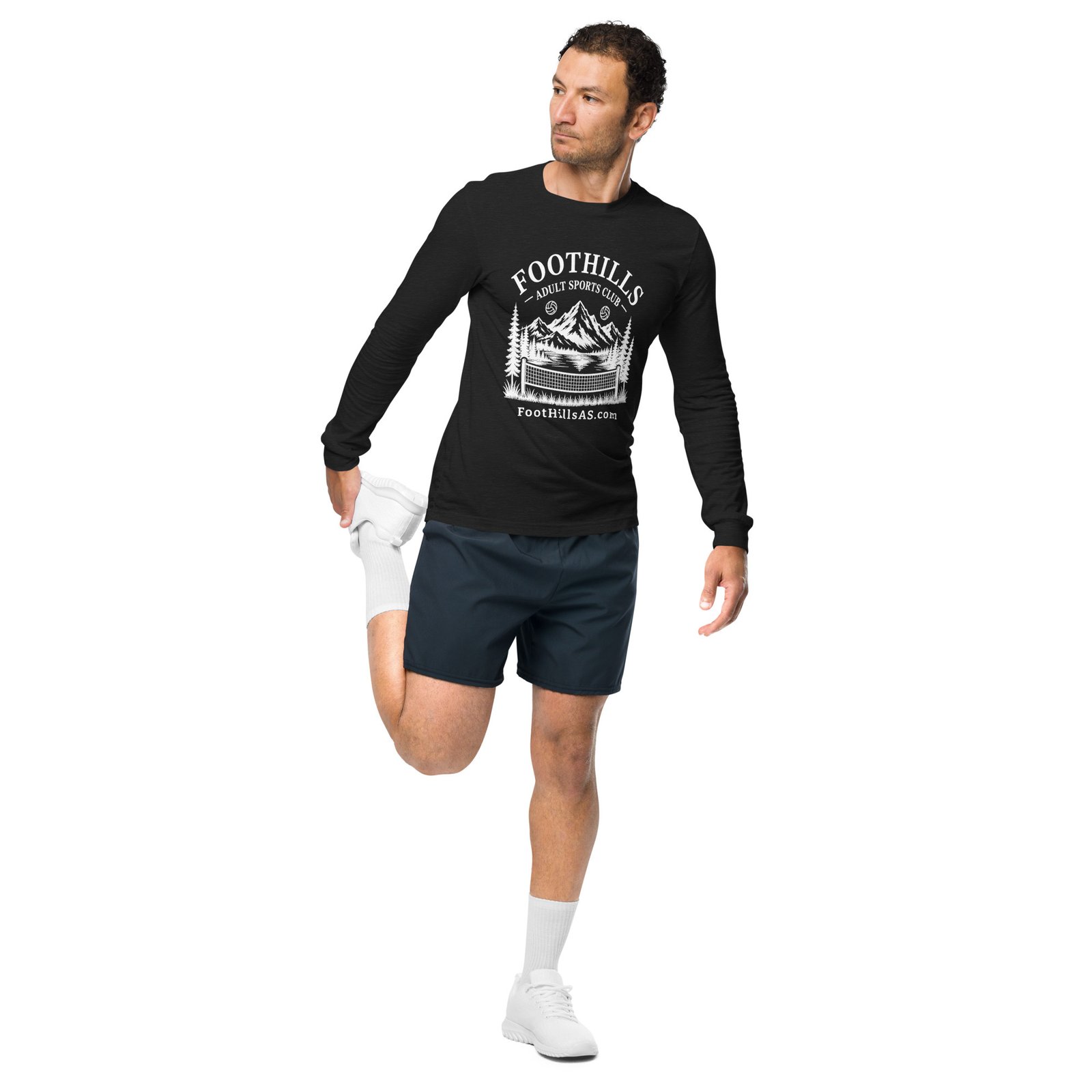 FoHi Flagship Long Sleeve T - WHT Logo - Image 5