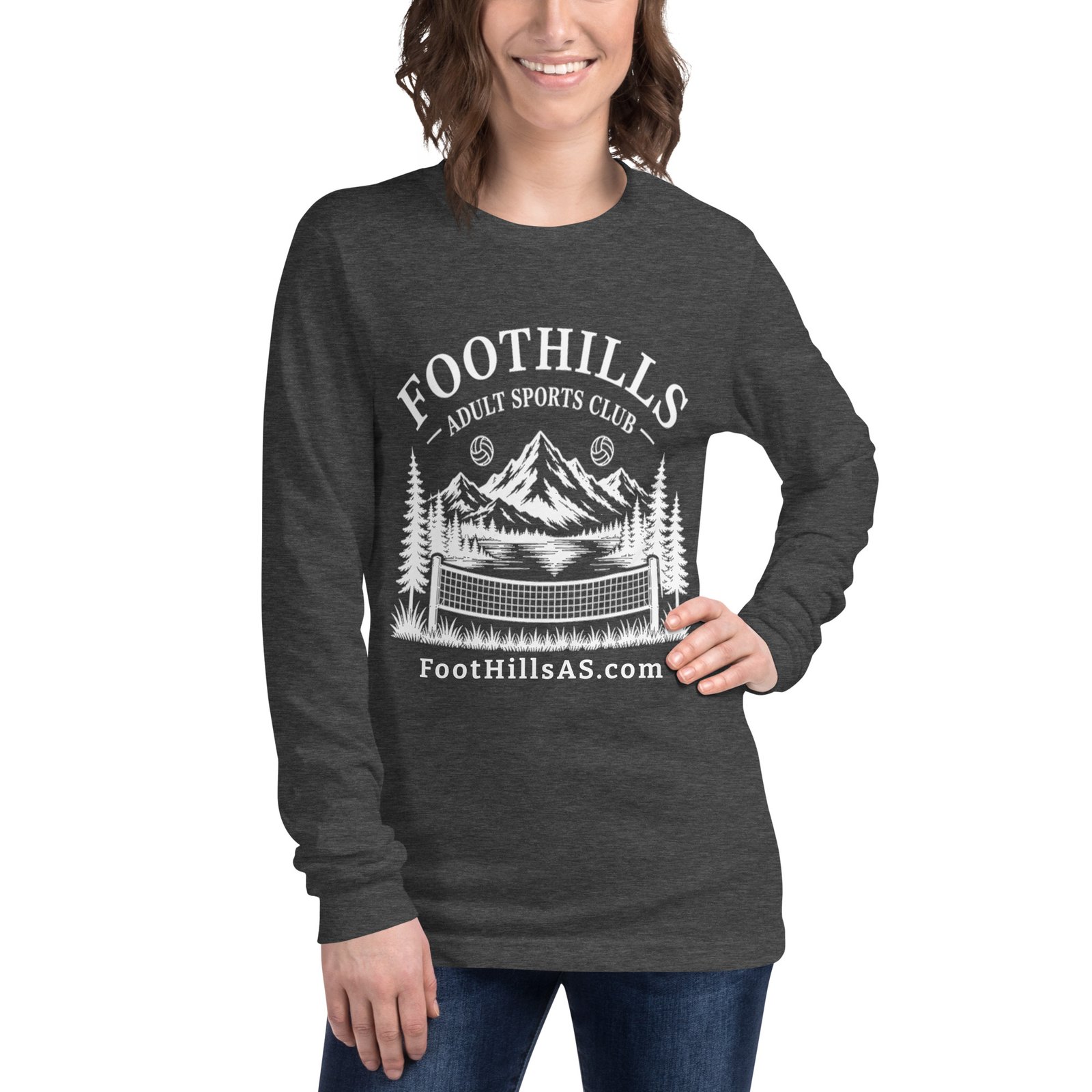 FoHi Flagship Long Sleeve T - WHT Logo - Image 9