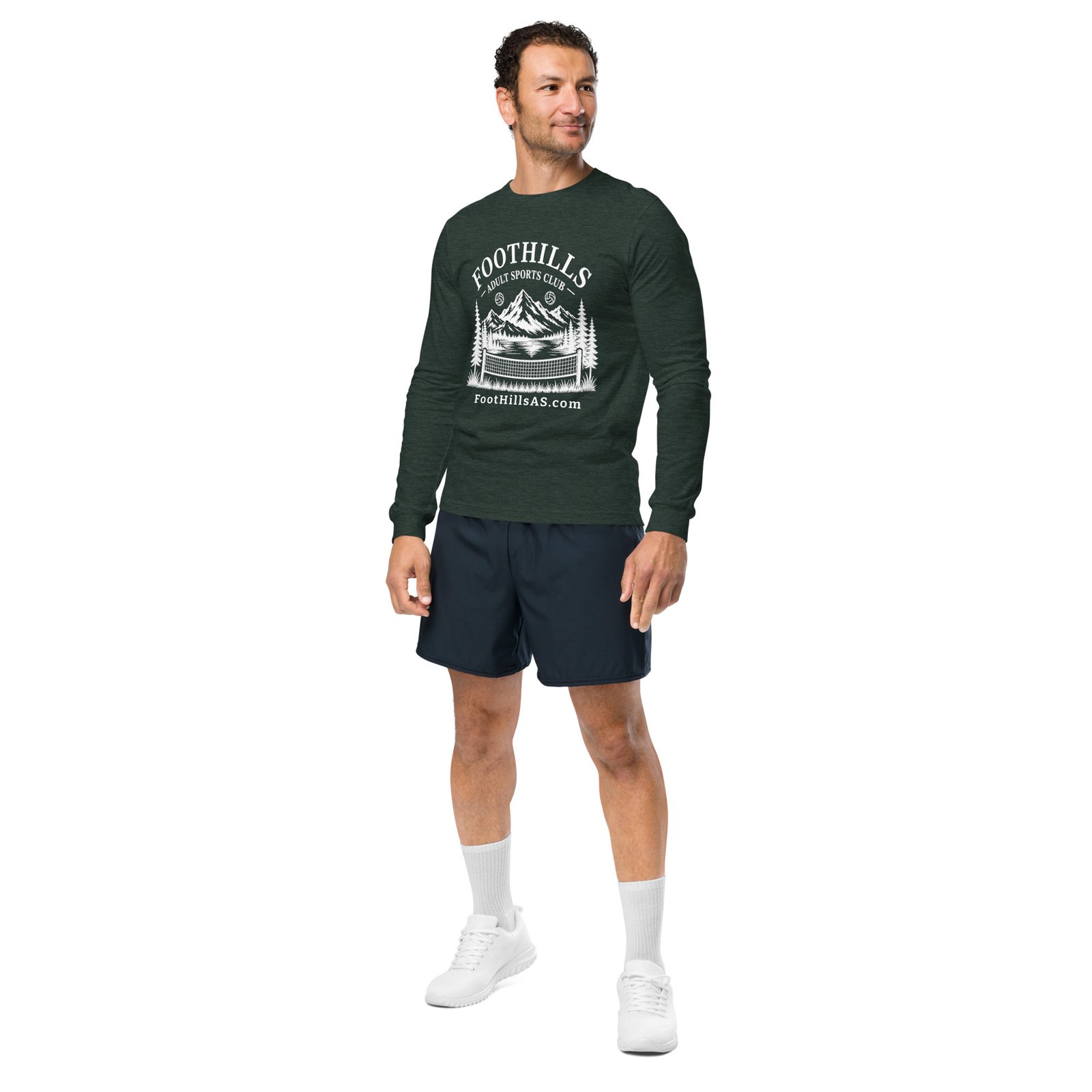 FoHi Flagship Long Sleeve T - WHT Logo - Image 7