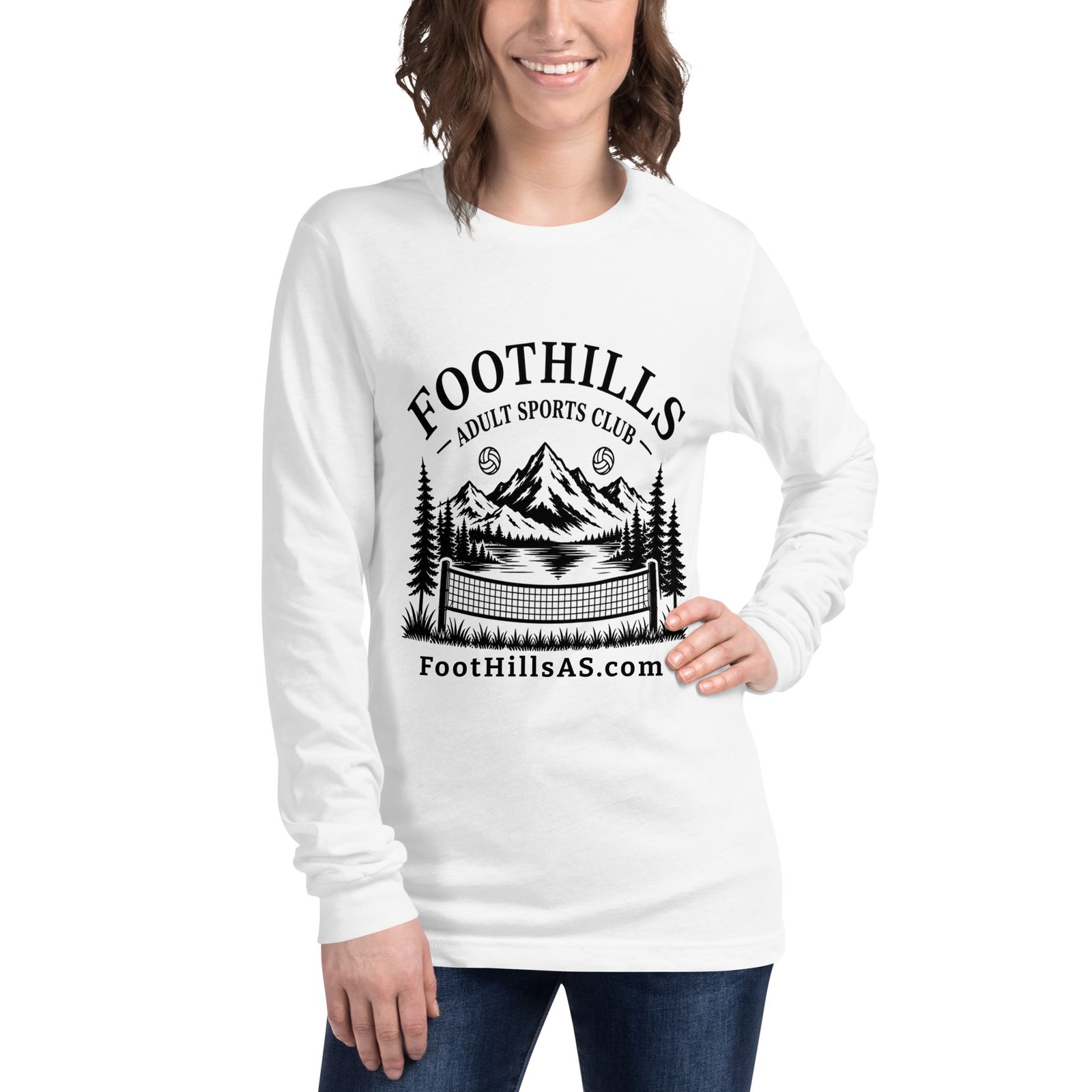 FoHi Flagship Long Sleeve T - BLK Logo - Image 14