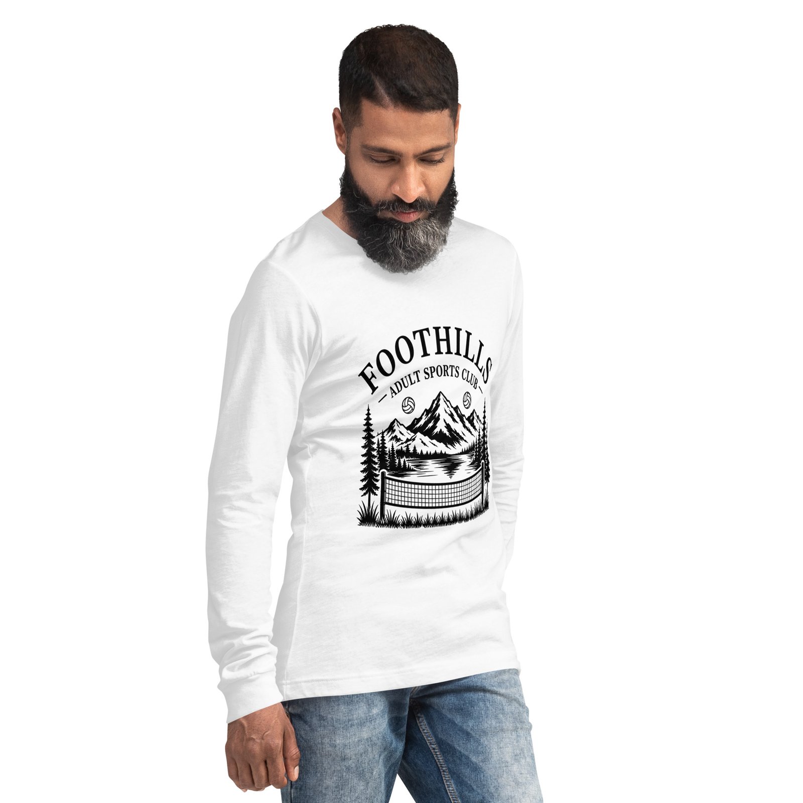 FoHi Flagship Long Sleeve T - BLK Logo - Image 6