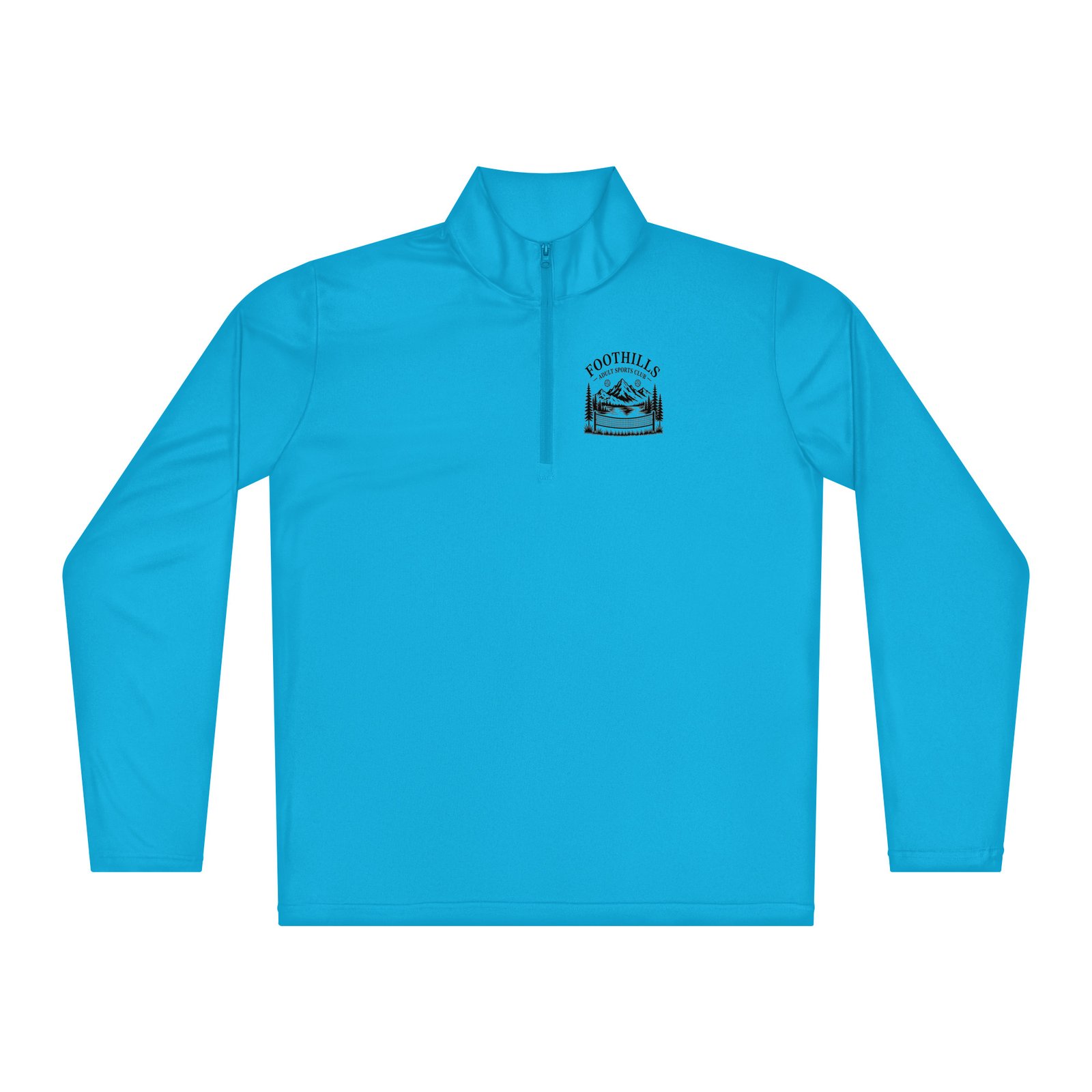 Lightweight quarter-zip pullover