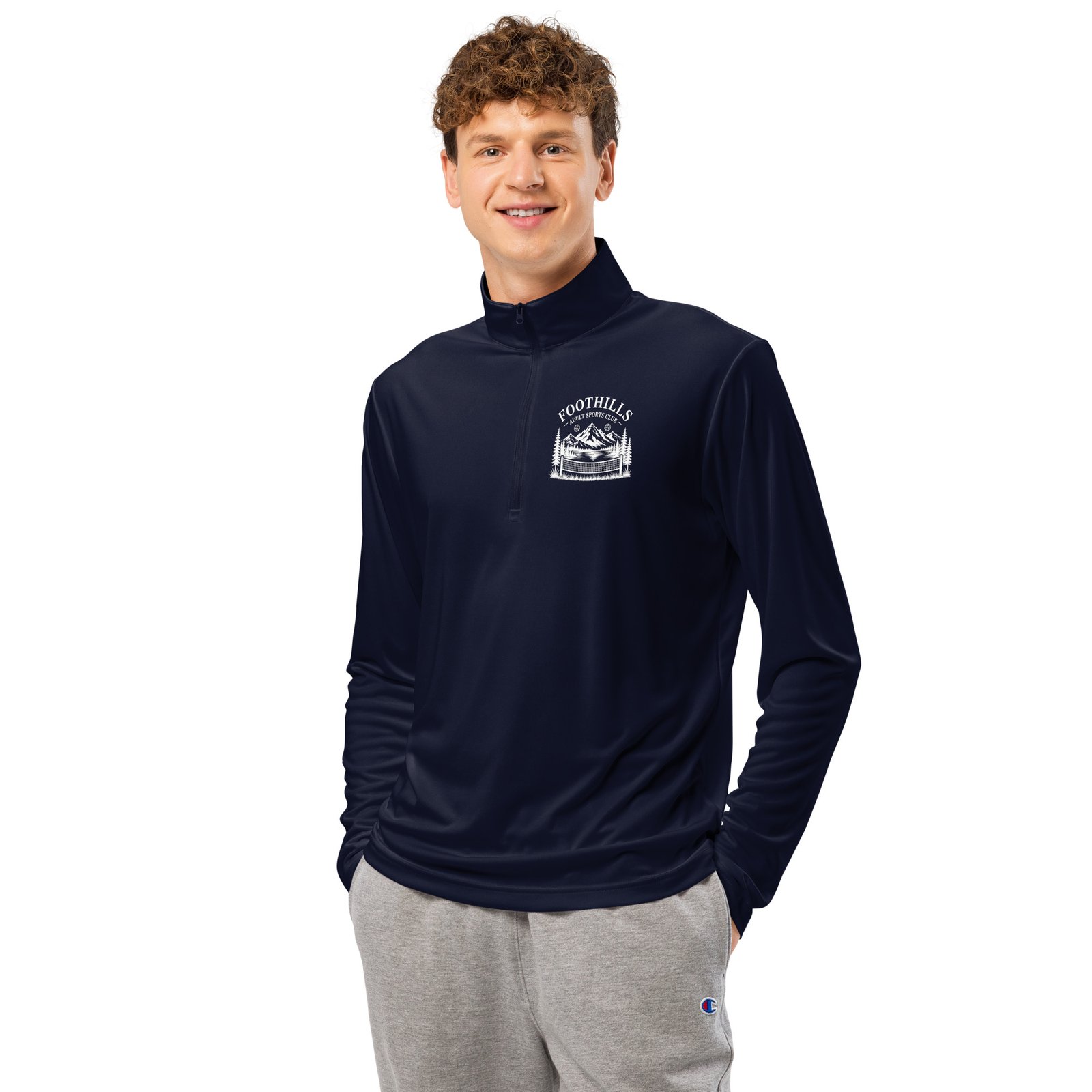 Lightweight quarter-zip pullover - Image 3